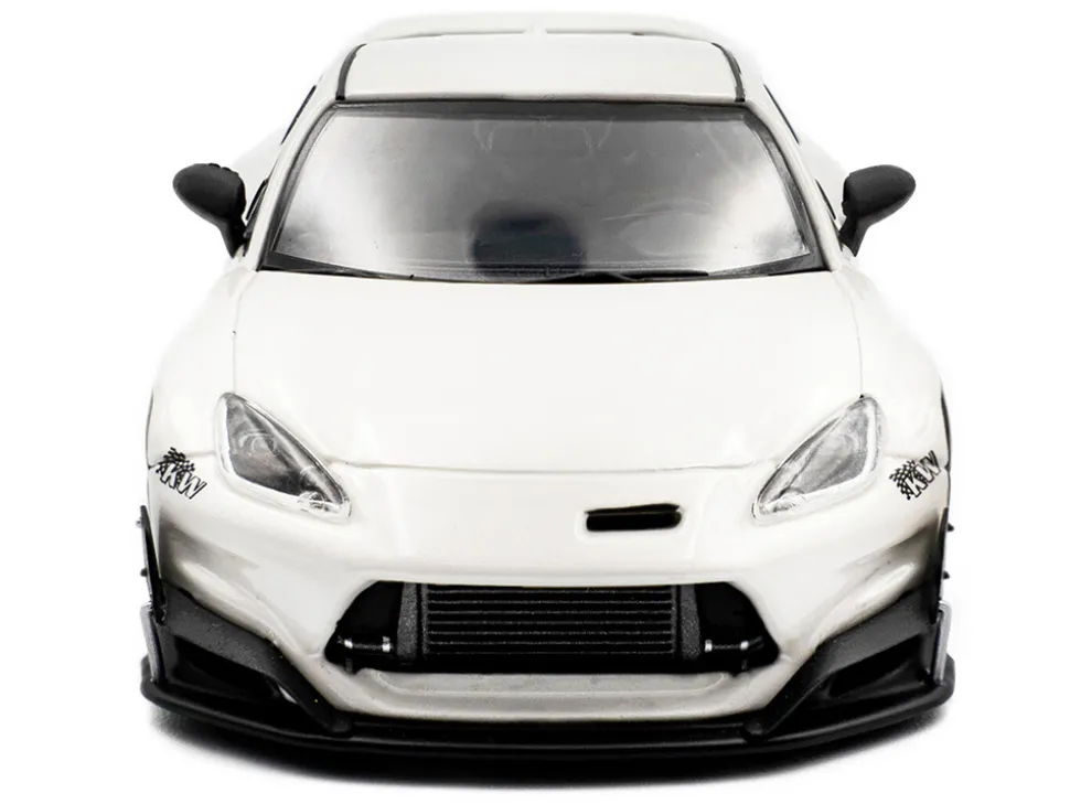 2022 Toyota Pandem GR86 White Metallic 1/43 Diecast Model Car by Solido