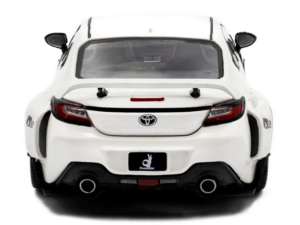 2022 Toyota Pandem GR86 White Metallic 1/43 Diecast Model Car by Solido