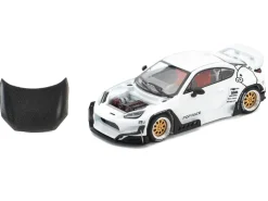 Toyota Pandem GR86 White with Carbon Hood