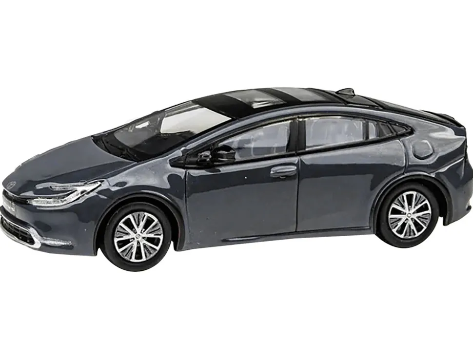 2023 Toyota Prius Guardian Gray 1/64 Diecast Model Car by Paragon Models