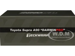 Toyota Supra (A90) "DarwinPro" Matt Green with Carbon Accents 1/64 Diecast Model Car by Inno Models