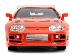 1995 Toyota Supra Red with Graphics and Saitama Diecast Figure 
