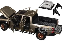 2024 Toyota Tacoma Trailhunter Edition Pickup Truck Bronze Metallic 1/24 Diecast Model Car