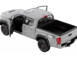 2023 Toyota Tacoma TRD PRO Pickup Truck Gray with Sunroof Special Edition Series 1/27 Diecast Model Car Maisto 32910GRY