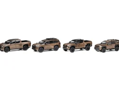 Toyota TRD PRO Mudbath 4 Car Set Limited Edition to 200 pieces Worldwide 1/64 Diecast Model Cars by GCD