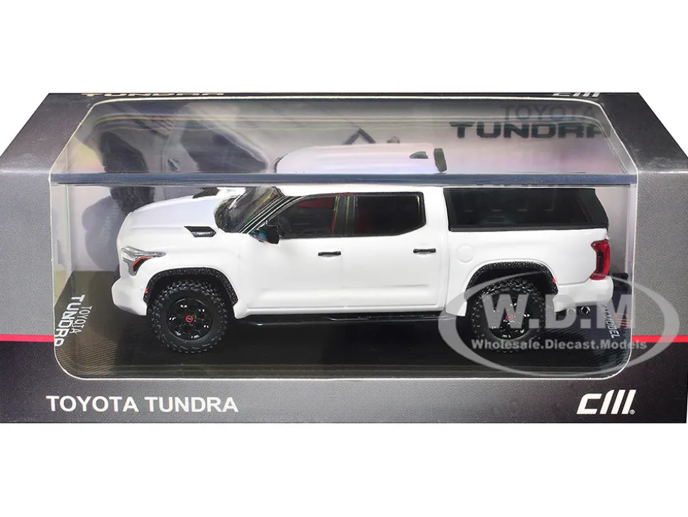 Toyota Tundra Pickup Truck White 1/64 Diecast Model Car by CM Model