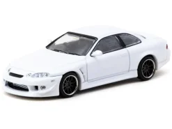 Toyota VERTEX Soarer JZZ30 RHD (Right Hand Drive) White Metallic "Global64" Series 1/64 Diecast Model by Tarmac Works