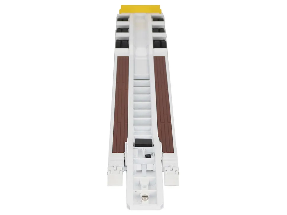 Trail King TK120 Hydraulic Detachable Gooseneck Lowboy Trailer White (Regular Version) "Transport Series" 1/50 Diecast Model by Diecast Masters