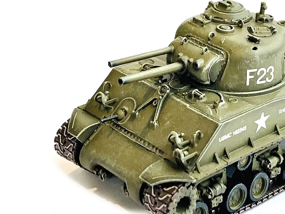 United States M4A3 HVSS POA CWS H5 Flamethrower Tank Olive Drab F 23 US Marine Corps Korea 1951 NEO Dragon Armor Series 1/72 Plastic Model Dragon Models 63147