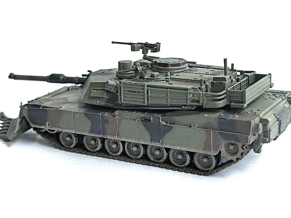 United States M1A2 SEP (System Enhancement Package) Tank with Mine Plow (Plowing Mode) "United States Army, 1st Battalion, 16th Cav. Reg., Fort Knox" (2002)" Green Camouflage "NEO Dragon Armor" Series 1/72 Plastic Model by Dragon Models