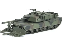 United States M1A2 SEP (System Enhancement Package) Tank with Mine Plow (Plowing Mode) "United States Army, 1st Battalion, 16th Cav. Reg., Fort Knox" (2002)" Green Camouflage "NEO Dragon Armor" Series 1/72 Plastic Model by Dragon Models