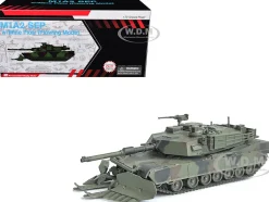 United States M1A2 SEP (System Enhancement Package) Tank with Mine Plow (Plowing Mode)
