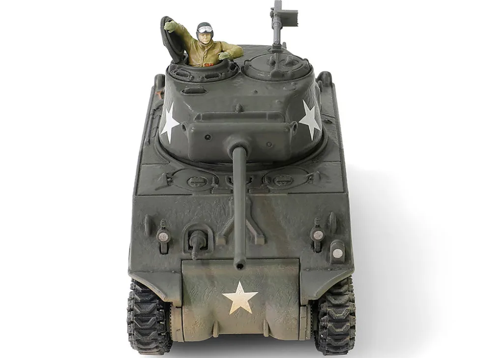 U.S. Sherman M4A3(76) Medium Tank "THUNDERBOLT IV, 37th Tank Battalion, 4th Armored Division, Bastogne" (1944) United States Army "Mini AFV" Series 1/64 Diecast Model by Forces of Valor