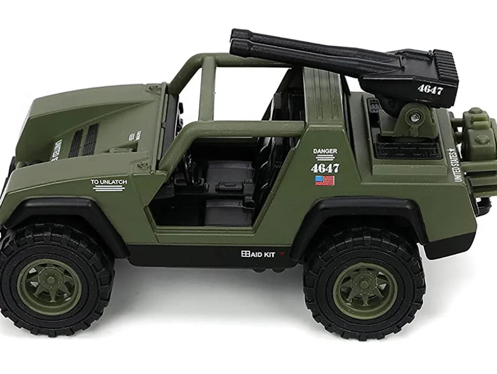 V.A.M.P. Olive Green Duke Diecast Figurine G.I. Joe Hollywood Rides Series 1/32 Diecast Model Car Jada 33083