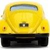 Volkswagen Beetle "Bumblebee" Yellow "Transformers" "Hollywood Rides" Series 1/32 Diecast Model Car by Jada