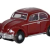 Volkswagen Beetle Ruby Red 1/148 (N) Scale Diecast Model Car by Oxford Diecast