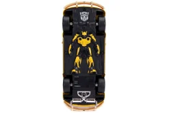 Volkswagen Beetle Weathered Yellow Robot on Chassis Charlie Diecast Figurine Bumblebee 2018 Movie Transformers Series Hollywood Rides Series 1/24 Diecast Model Car Jada 30114
