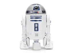 1959 Volkswagen Drag Beetle White with Graphics and R2-D2 Figure 