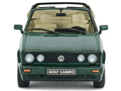 1992 Volkswagen Golf Cabrio Classic Line Classic Green Metallic 1/43 Diecast Model Car by Solido