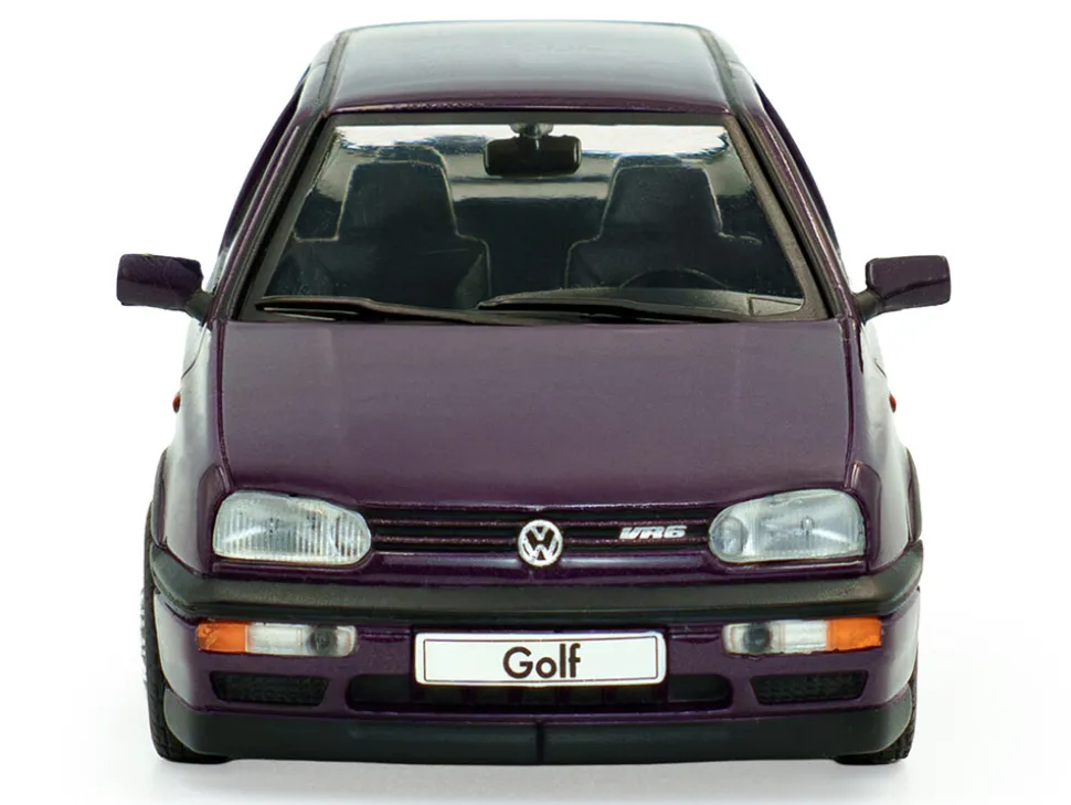 1994 Volkswagen Golf MKIII VR6 Purple Metallic 1/43 Diecast Model Car by Solido