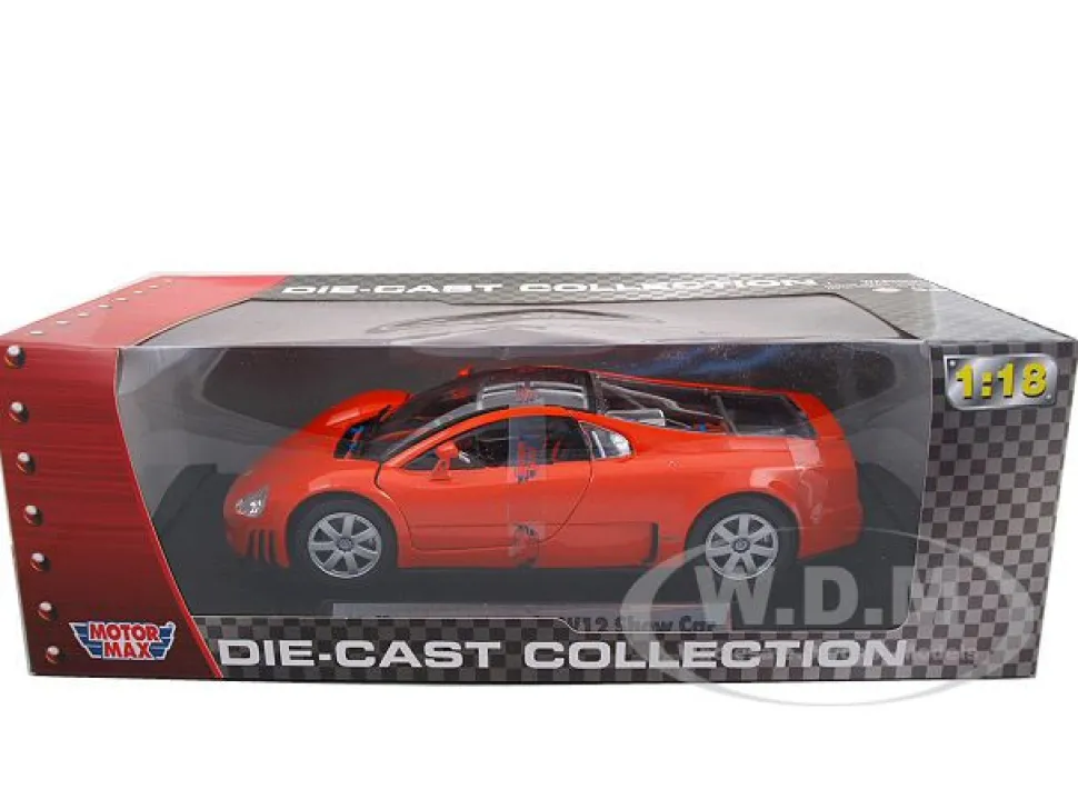 Volkswagen Nardo W12 Show Car Orange 1/18 Diecast Model Car Motormax 73141