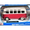 Volkswagen Samba Bus Red 1/25 Diecast Model Car Maisto 31956