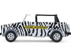 1974 Volkswagen Thing (Type 181) "Safari Adventure" Black and White Zebra Stripes "Club Vee-Dub" Series 21 1/64 Diecast Model Car by Greenlight