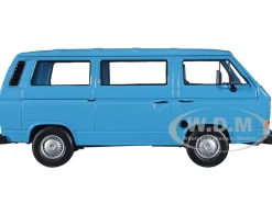 Volkswagen Type 2 T3 Van Blue Timeless Legends Series 1/24 Diecast Model Car Motormax 79376