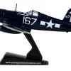 Vought F4U Corsair Fighter Aircraft #167 VF 84 Wolf Gang United States Navy 1/100 Diecast Model Airplane Postage Stamp PS5356-4