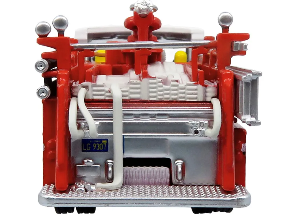 1974 Ward LaFrance Fire Engine "San Francisco Fire Department – Engine 31" Red with White Top "5 Alarm" Series Limited Edition 1/87 (HO) Diecast Model by Iconic Replicas
