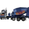 Western Star 4900 with Bridgemaster McNeilus Mixer Blue Metallic "Transport Series" 1/50 Diecast Model by Diecast Masters