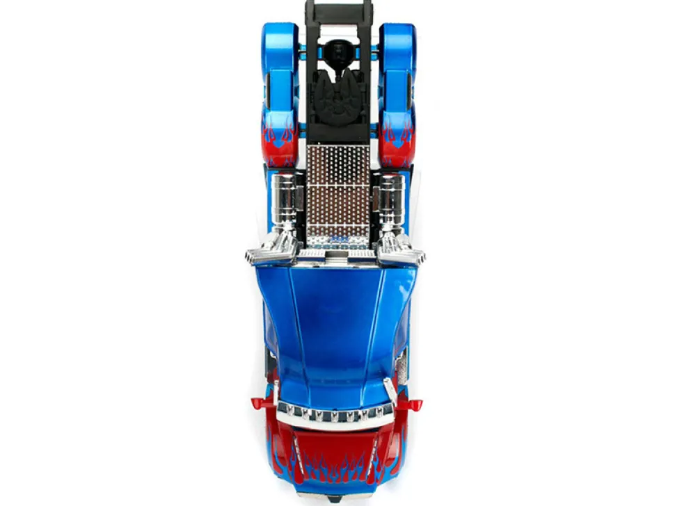 Western Star 5700 XE Phantom Optimus Prime Robot on Chassis Transformers 5 2017 Movie Hollywood Rides Series 1/24 Diecast Model Jada 98403
