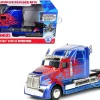 Western Star 5700 XE Phantom Truck Tractor Optimus Prime Transformers The Last Knight 2017 Movie Hollywood Rides Series 1/32 Diecast Model Car Jada 98398