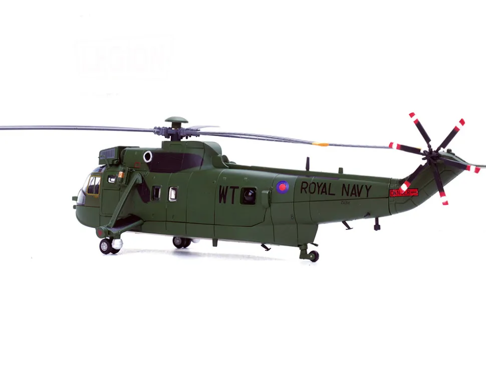 Westland Sea King HC.4 Helicopter "Green Livery, 848 Naval Air Squadron, Commando Helicopter Force, Royal Naval Air Station Yeovilton, Somerset" (2009) British Royal Navy 1/72 Diecast Model by Legion