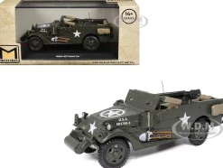 White M3 Scout Car Olive Drab