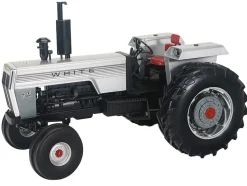 White 2-150 Open Station Wide Front Tractor Silver Metallic "Classic Series" 1/16 Diecast Model by SpecCast
