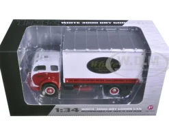 1953 White Super Power 3000 COE Delivery Van 1/34 Diecast Model Car First Gear 10-4084