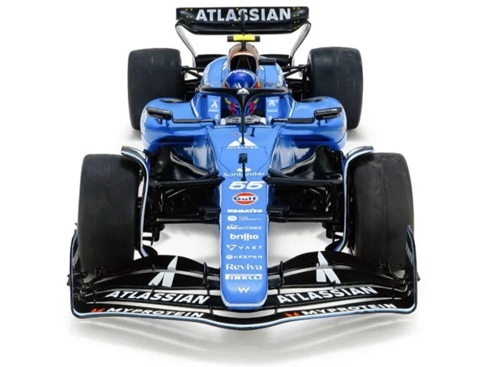 Williams FW47 #55 Carlos Sainz "Atlassian" Formula One F1 "Australian GP" (2025) "Competition" Series 1/18 Diecast Model Car by Solido
