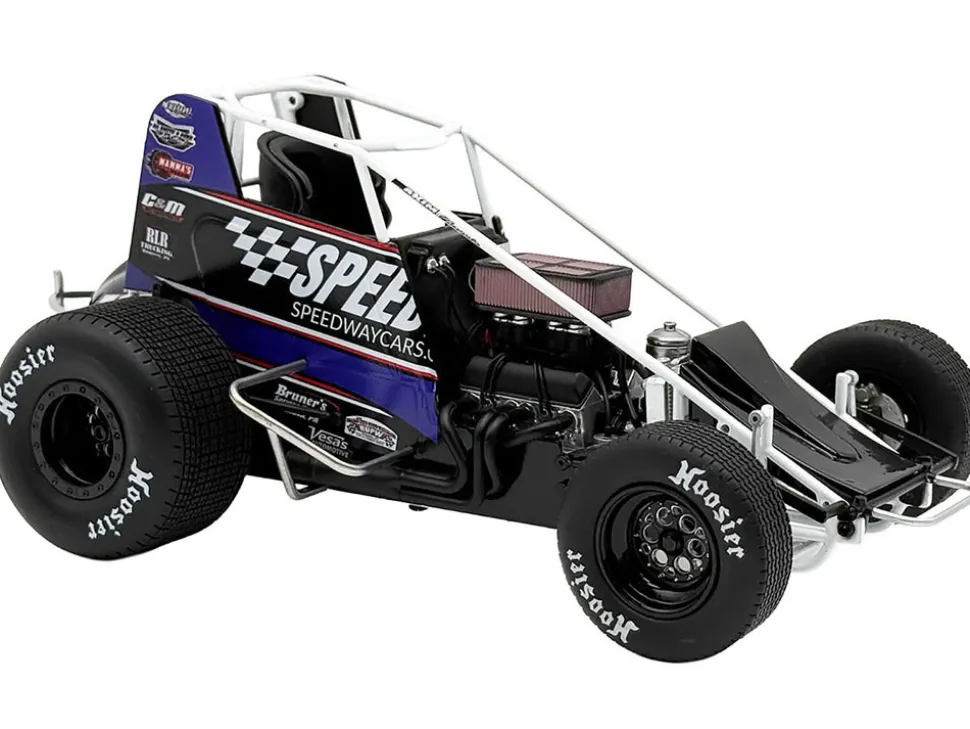 Winged Sprint Car #48 Danny Dietrich "Weikert's Livestock - Speedway Cars" Gary Kauffman Racing (2025) 1/18 Diecast Model Car by ACME