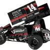 Winged Sprint Car #14 Spencer Bayston "Four CCCC's Construction - Sander" Jason Meyers Racing (2025) 1/18 Diecast Model Car by ACME