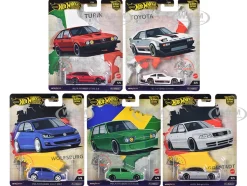 World Tour 5 piece Set "Car Culture" 2024 Series A Diecast Model Cars by Hot Wheels