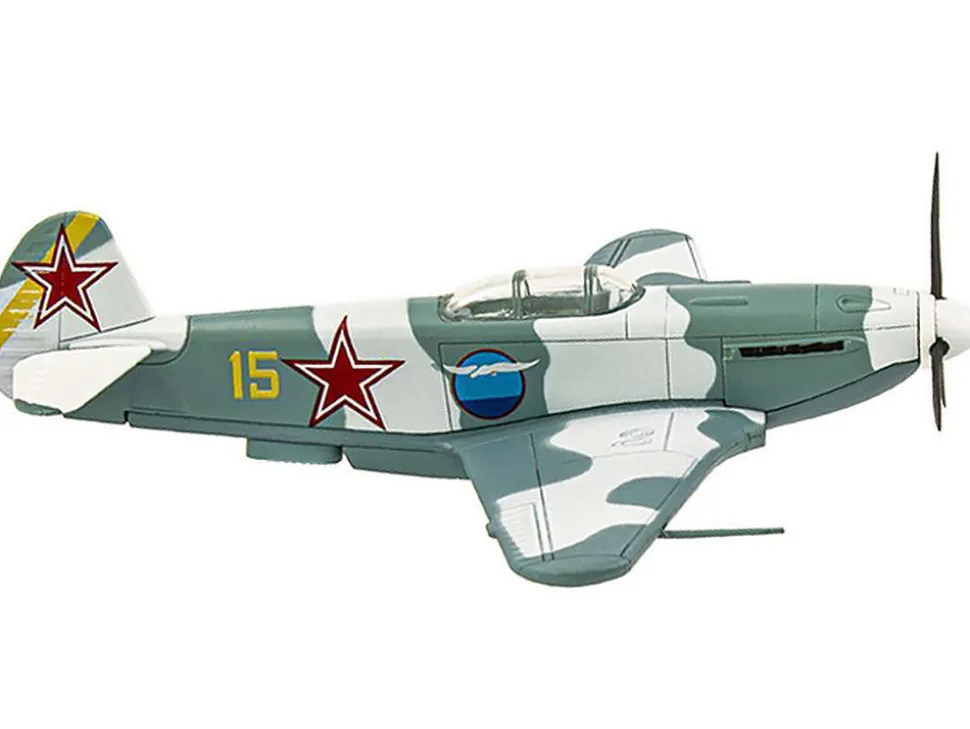 Yakovlev Yak-3 Fighter Aircraft "14th GvIAP, VVS of the Baltic Fleet, Semen Rogovoy" Soviet Air Force (1944) "Planes of World War II" Series 1/72 Diecast Model Airplane by Luppa