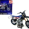 Yamaha YZ450F Dirt Bike Motorcycle #101 Eli Tomac American Flag Livery Motocross of Nations 1/12 Model New Ray 58423