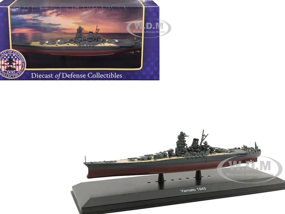 Yamato Battleship "Imperial Japanese Navy" (1945) 1/1100 Diecast Model by Diecast of Defense