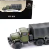 ZIL 131 Cargo Truck Green with White Stripes Ukrainian Ground Forces 1/72 Diecast Model Legion LEG-12064LB