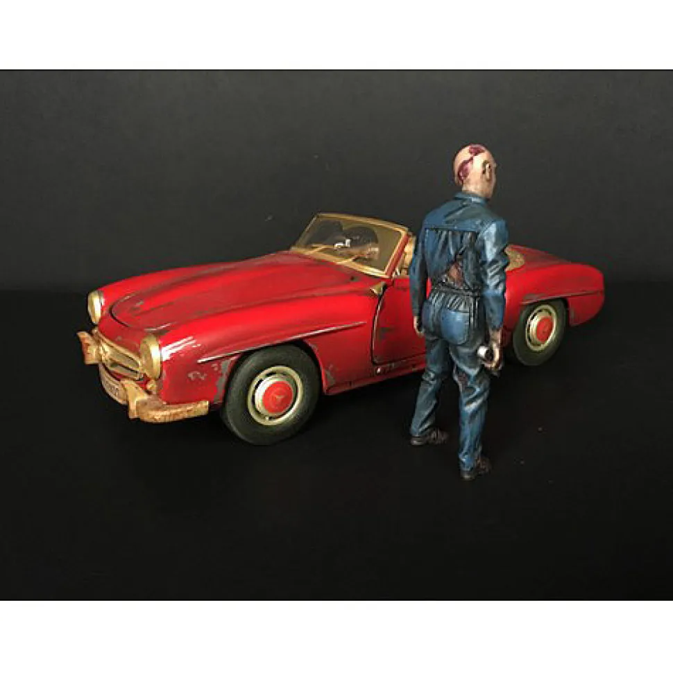 Zombie Mechanic Figurine I for 1/24 Scale Models American Diorama 38297