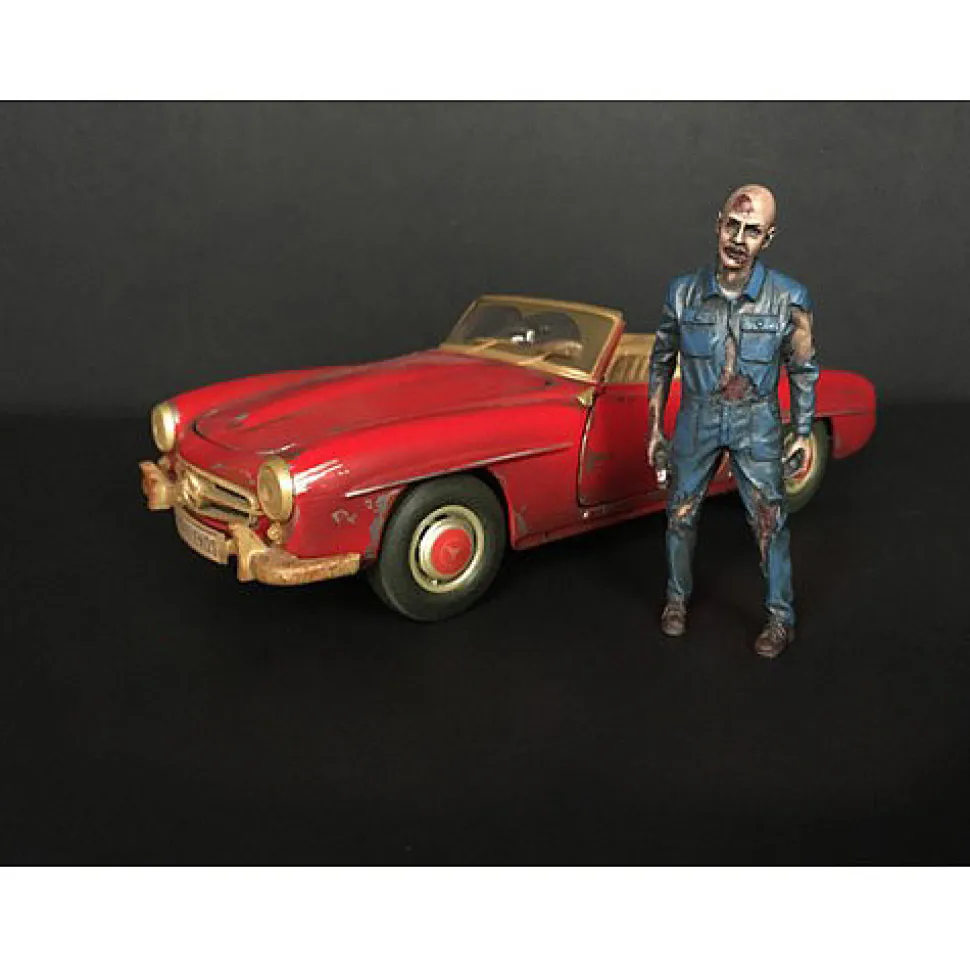 Zombie Mechanics 4 Piece Figurine Set Got Zombies?? for 1/18 Scale Models American Diorama 38197 38198 38199 38200