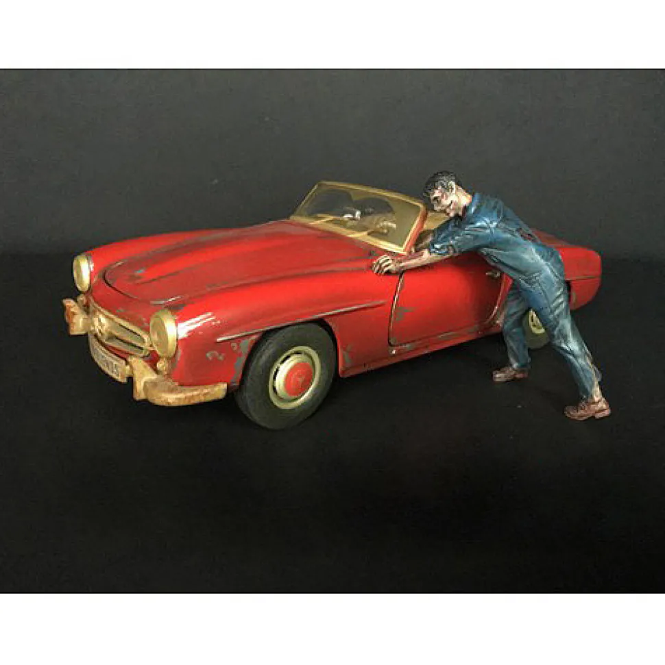 Zombie Mechanics 4 Piece Figurine Set Got Zombies? for 1/24 Scale Models American Diorama 38297 38298 38299 38300